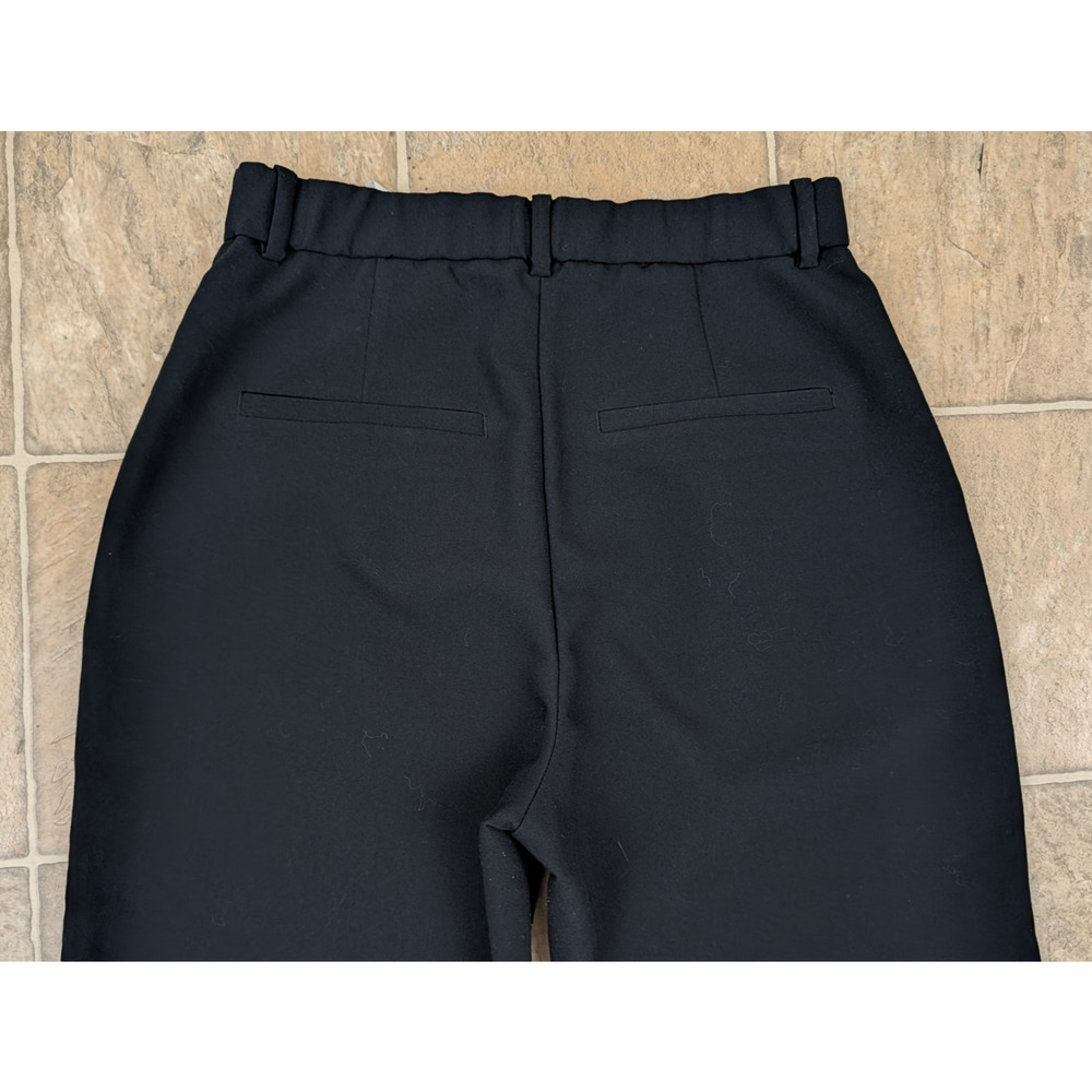 Abercrombie sz 8 Pleated Pants black high rise women 4430 - Picture 5 of 7